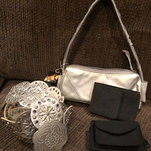 Small purse, belt, 2 belt slider mini bags
